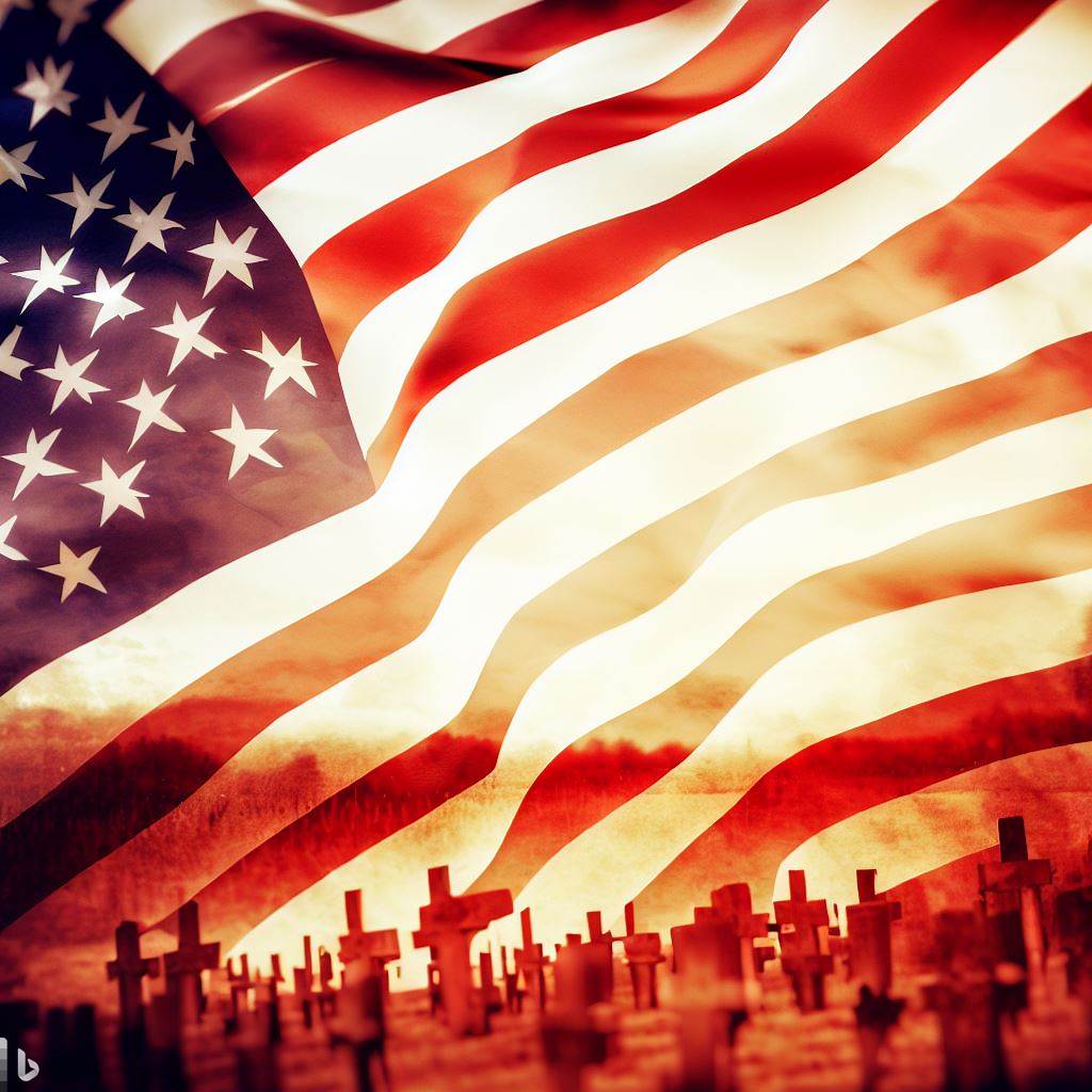 On this #MemorialDay2023 we honor and remember the brave men and women who made the ultimate sacrifice while serving our country 🙏💔 Let's take a moment to reflect on their courage and express our gratitude🎗️ #RememberingTheFallen #HonorAndSacrifice #Gratitude #SupportOurTroops