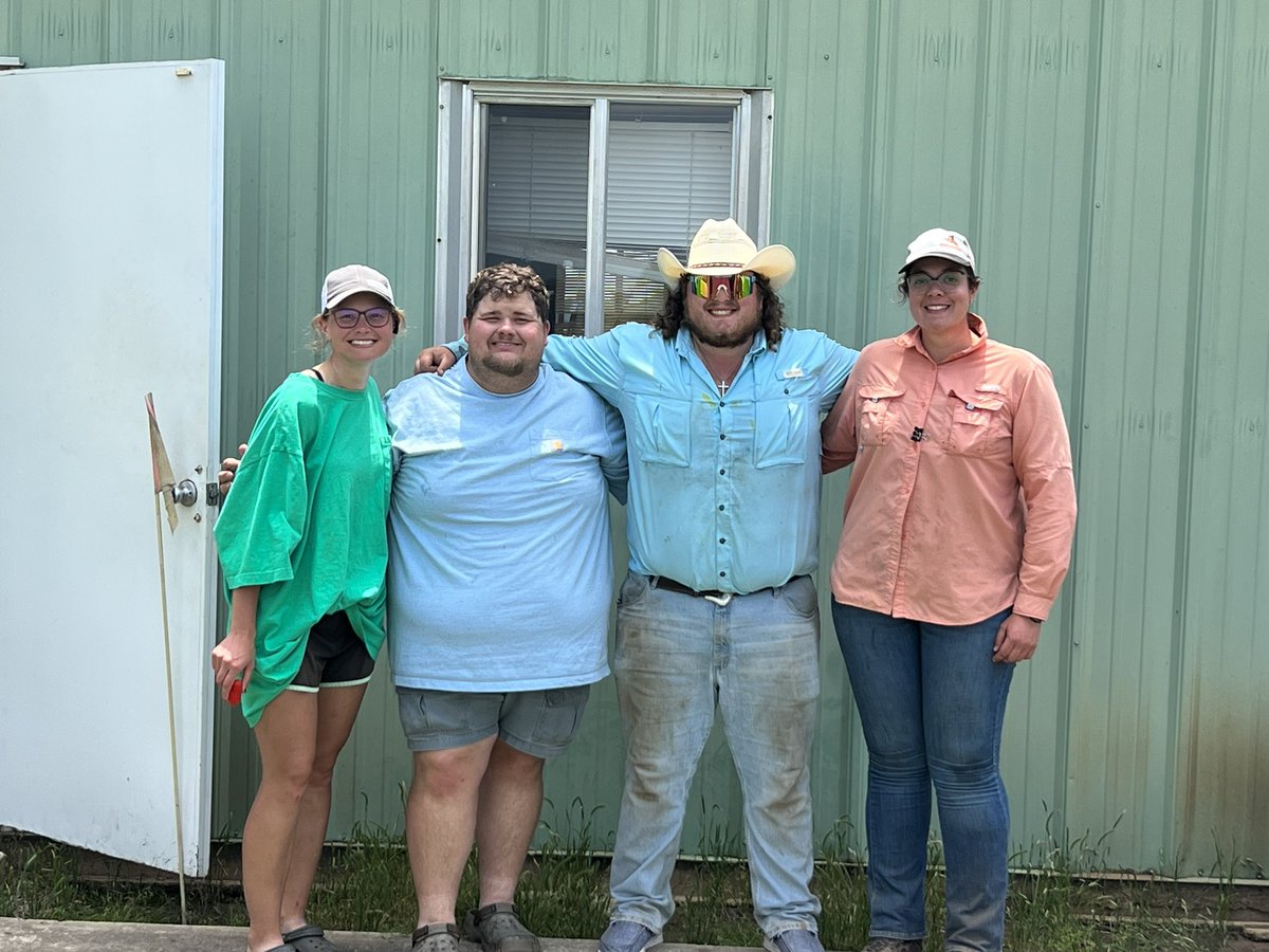 Proud of the oSu Weed Science crew. Planted, sprayed, and rated soybean, cotton, peanut, corn, and sorghum trials at 6 locations this week (and weekend).  Weed Science it’s not just a job it’s an adventure!!!