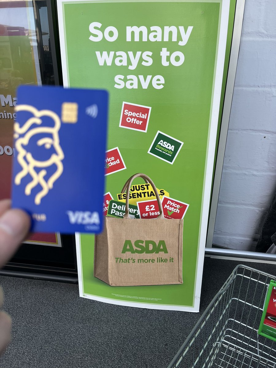 s79uk's tweet image. There’s no better way to save than with a @plutus card and the new @asda perk for £10 back in PLU and 3-8% cashback on the rest of your shop.  🛒 #HungryForPlutusPerks