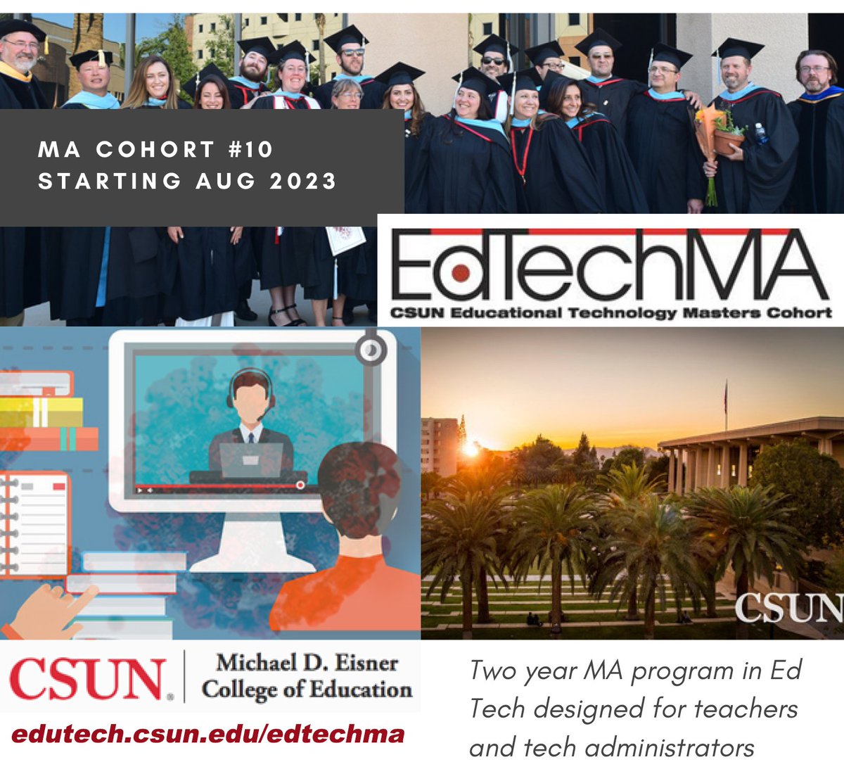 CSUN EdTechMA tweet media