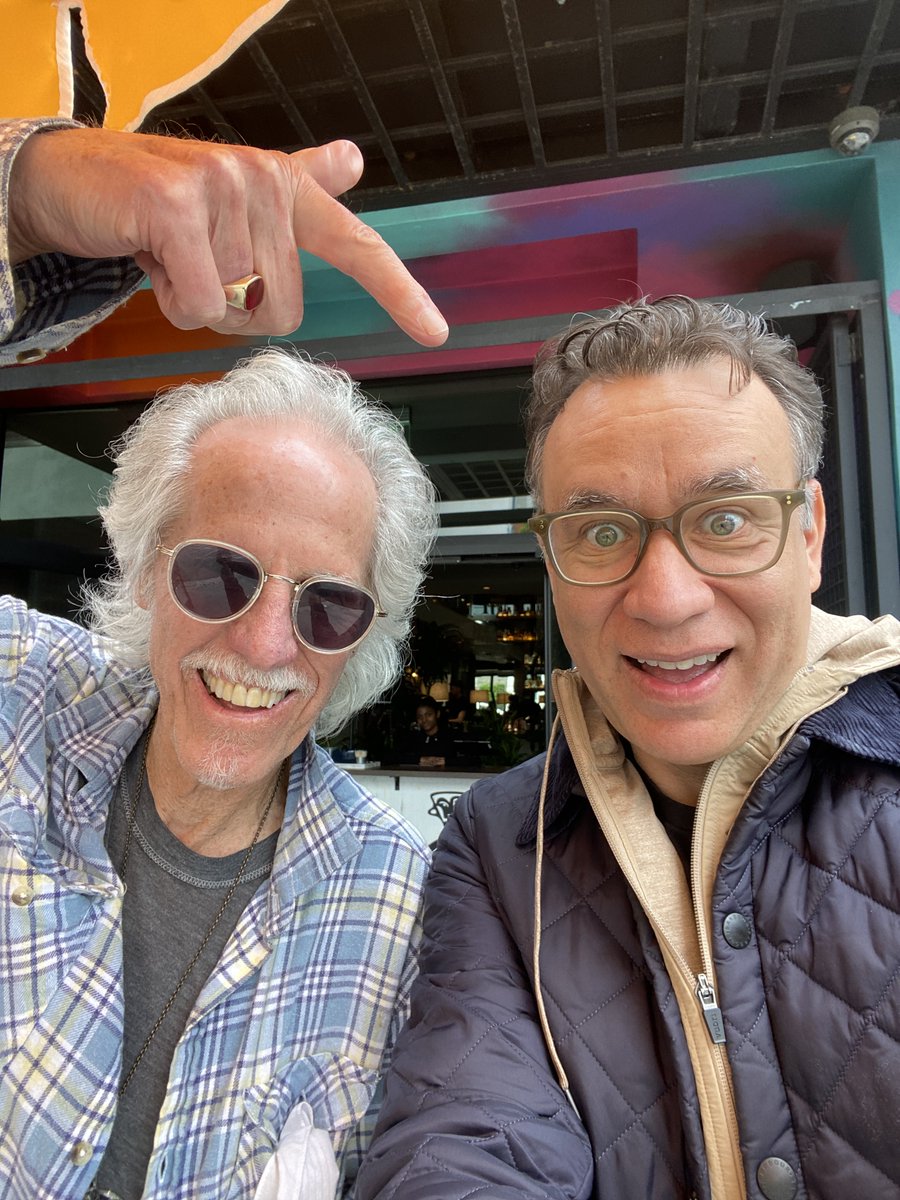 My new friend, Fred Armisen, is not only funny, he can write... and drums! -JD

#FredArmisen #JohnDensmore #SNL #Drummers