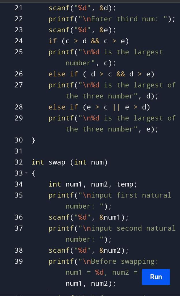 DeeRNner's tweet image. I solved some algorithm in C programming using recursion, functions, variable e.t.c today.
#daysofcoding #Alx_SE