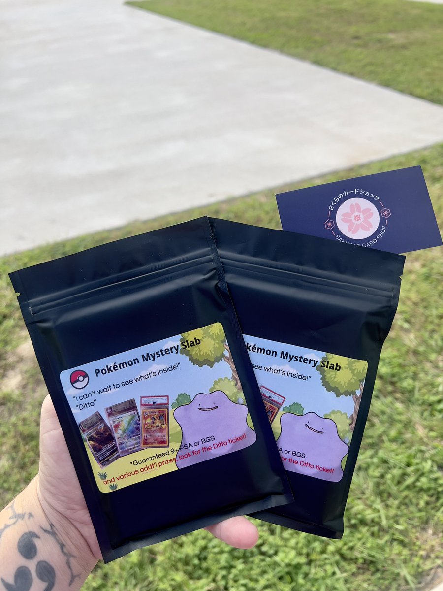 SakurasCardShop's tweet photo. Let’s fast track the followers so we can hurry up and do the $43 vstar boxes!
These were donated by A-Aron!
I can confirm both are BGS 10 slabs.
2 winners!
To be entered you MUST
✅RT this post
✅follow @SakurasCardShop and @aaronlin1994
We will run this as soon as we hit 6k🤗 https://t.co/B88oUWR3zQ