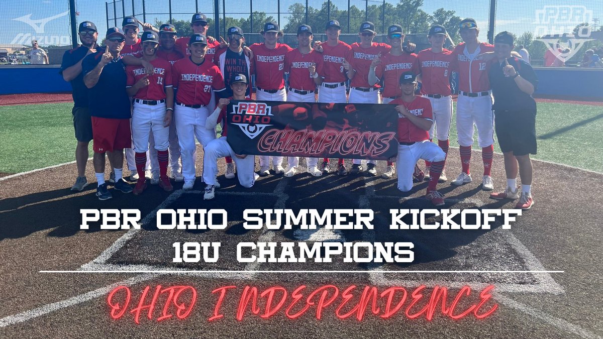 Prep Baseball Ohio Scouting Coverage (@prepbaseohscout) on Twitter photo 🏆PBR Ohio Summer Kickoff 18U CHAMPIONS🏆
⚾️Final Score: Ohio Independence (6) - NCB (3)⚾️
🎖️MVP: 2024 Roberto Maysonet🎖️
<a href="/OIBaseball1/">Ohio Independence Baseball</a> 🏆PBR Ohio Summer Kickoff 18U CHAMPIONS🏆
⚾️Final Score: Ohio Independence (6) - NCB (3)⚾️
🎖️MVP: 2024 Roberto Maysonet🎖️
<a href="/OIBaseball1/">Ohio Independence Baseball</a>