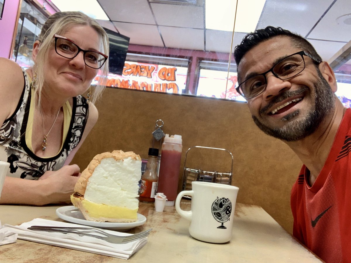 RickTulsie's tweet photo. I #Voted with this beauty today.
Then we celebrated our awesome #Canadian #Freedome feeling with a traditional @blackfootdiner late lunch. A place we have been going to for 30yrs, since we were teens. LOVE the #FlapperPie & servers.
#Calgary #AB #ElectionDay
#FlamesEventsGuy https://t.co/P5zkdtShEo