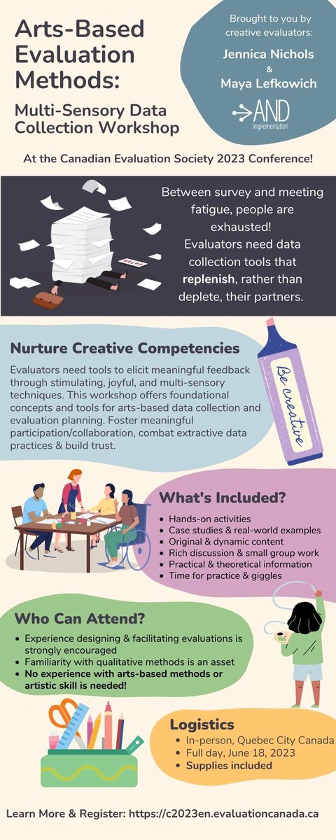AND Implementation (@and_implement) on Twitter photo Excited for our creative & energizing #evaluation workshop <a href="/CESSCE_conf/">CES-SCÉ 2023</a> in Quebec City! Learn more & register: tinyurl.com/5n87jmzt #EvalC2023 Excited for our creative & energizing #evaluation workshop <a href="/CESSCE_conf/">CES-SCÉ 2023</a> in Quebec City! Learn more & register: tinyurl.com/5n87jmzt #EvalC2023