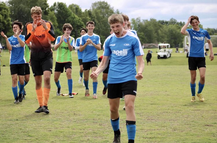 JATomlinson_5's tweet image. Presidents Cup champions! What a feeling! 3-3 at the end of regular time would see us go to penalty’s and win 3-2 on penalty’s. 2 goals, 1 assist, and a penalty in the shootout. So proud to be able to captain this team!  #RUID
@RushSoccer @Rushselect @12thSports @CJSomerset