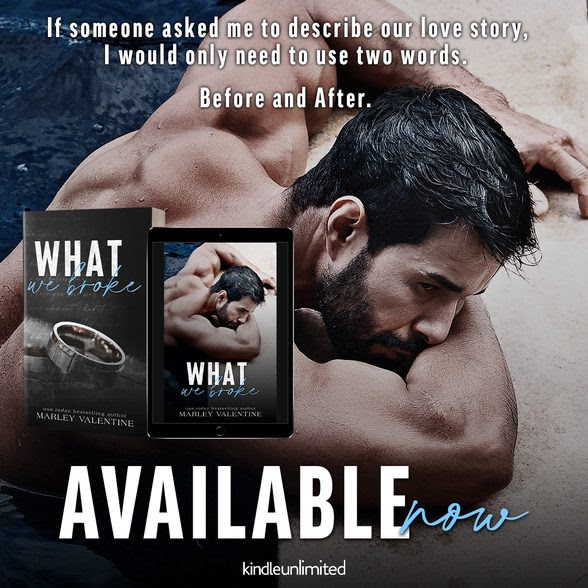 What We Broke by @MValentine_ is  LIVE!

Download today or read for FREE with Kindle Unlimited!
mybook.to/whatwebroke

#NewRelease #marleyvbooks #queerromance #mmromance #marriageincrisisromance #gayromance #bookrecommendations #LGBTQIA #SingleParentRomance