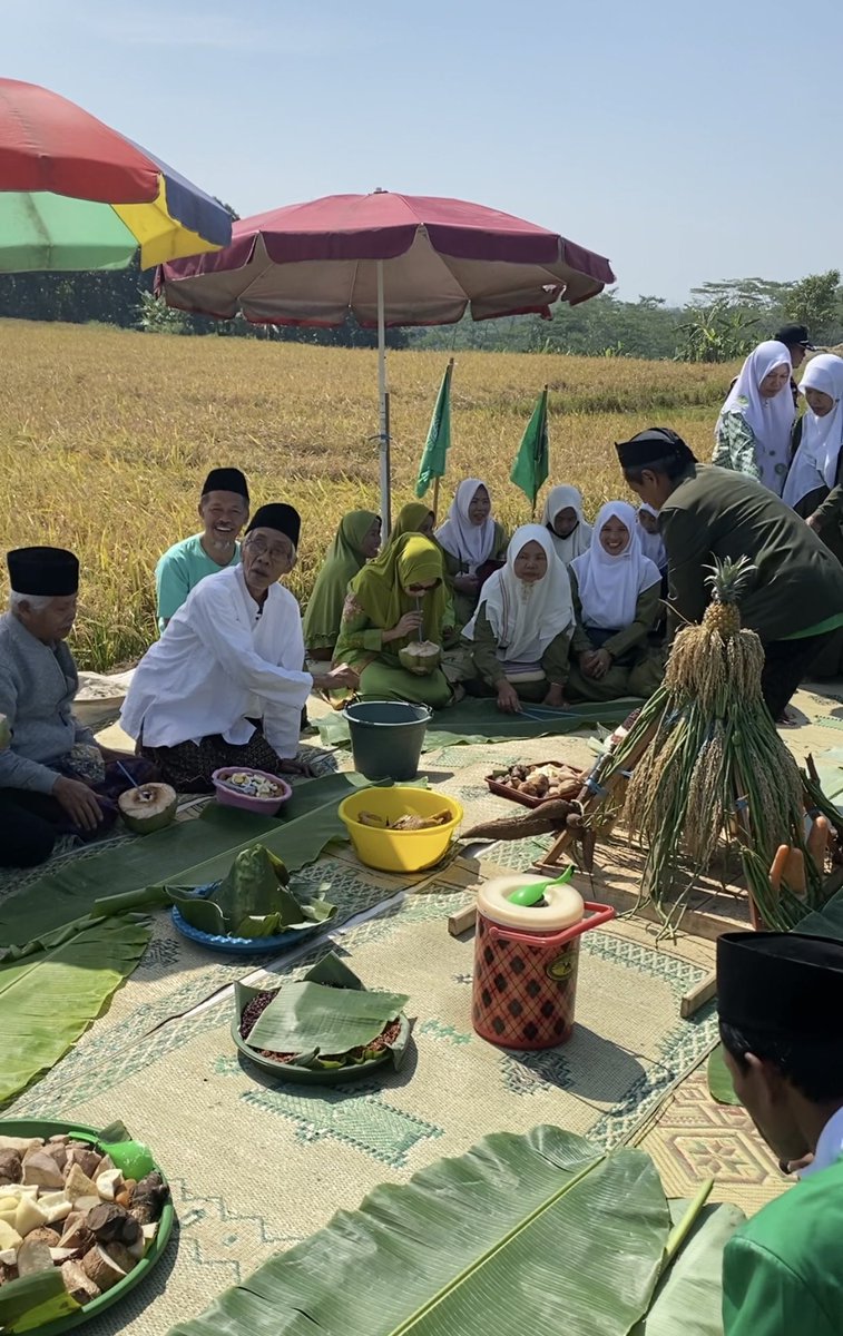 Momen yg paling aku sukai saat berkumpul pak tani. Restoran alami dengan kuluban, gereh teri dan ingkungnya, duh Masyaalloh…..sampai saya sengaja tidak makan di rumah kalau mau acara demikian. Sehat, gembira, bersyukur atas karunia alam Indonesia.Khamdalah pun merasuk dalam.