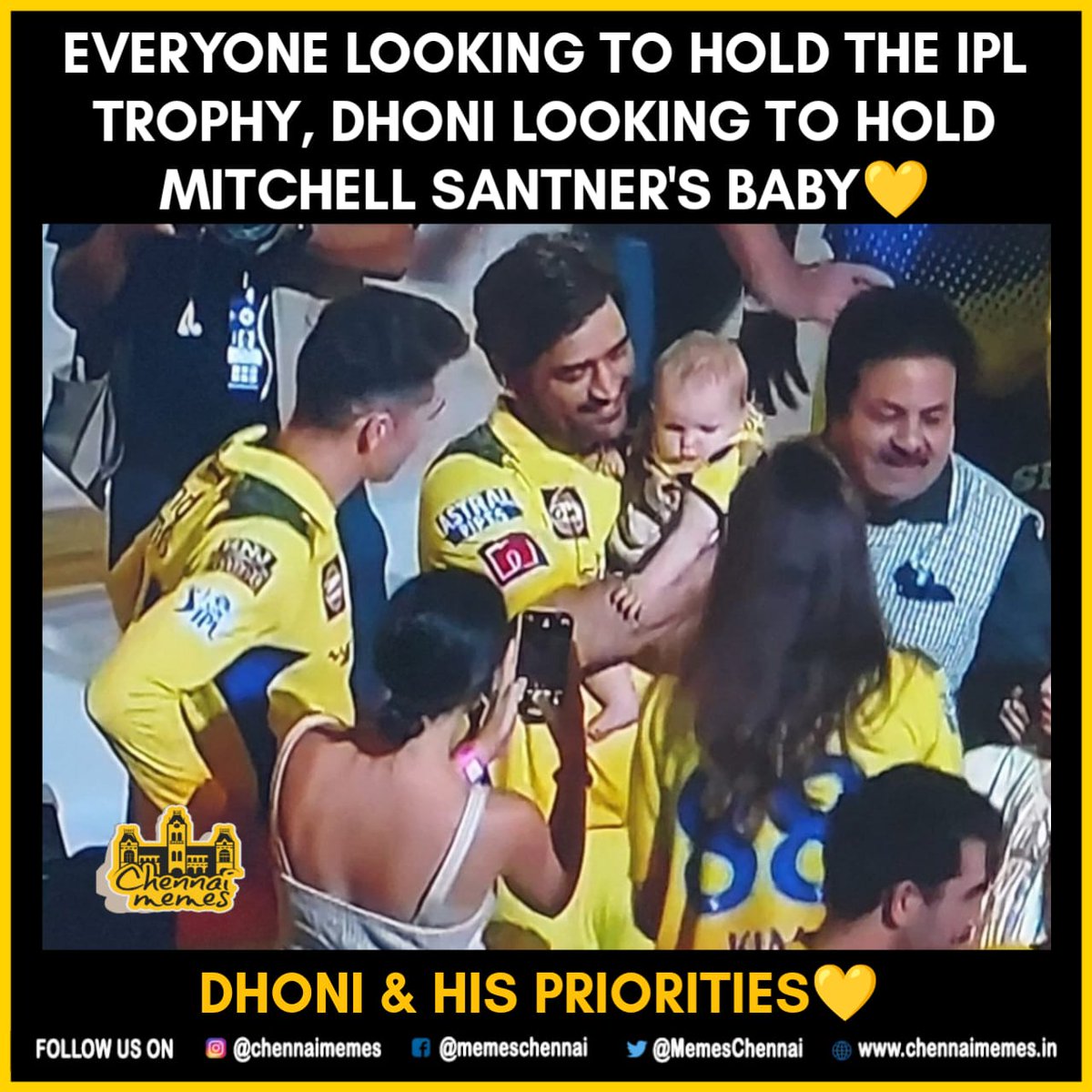 #Dhoni 

#CHAMPION5 #WhistlePodu #Yellove