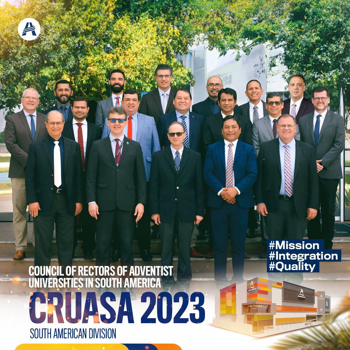 📣 En la búsqueda de la excelencia académica y de la identidad adventista, el Consejo de Rectores de las Universidades Adventistas Sudamericanas (CRUASA) promueve la #Misión, la #Integración y la #Calidad en sus instituciones de educación superior. 🌍🙏🏻