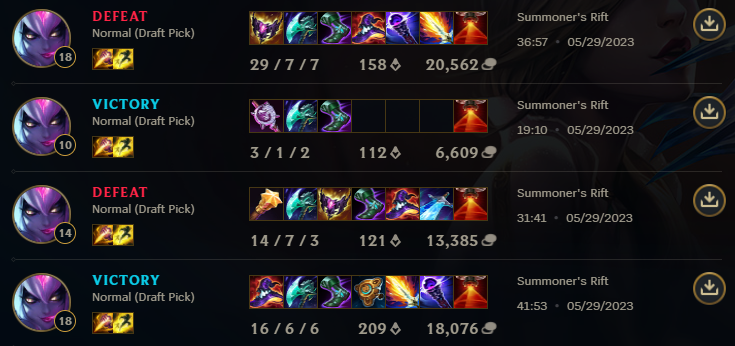 Just getting back into League after taking a break for half a year