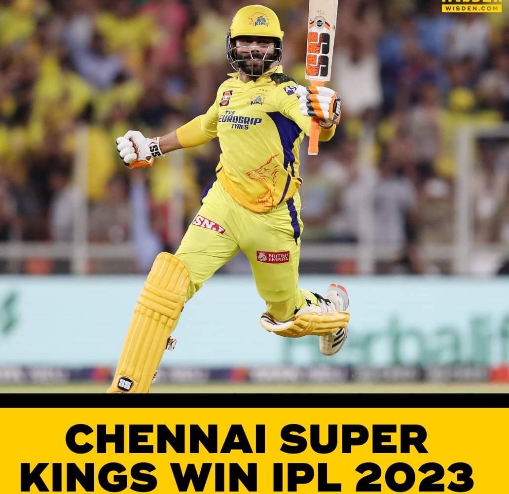 NarejoOfficial's tweet photo. True Champion Ravindra #Jadeja ❤️ keep Dhoni s Pride Intact by Finishing 10 of 2 🔥
#IPL2023Final  #Dhoni https://t.co/L2qNyhucw2