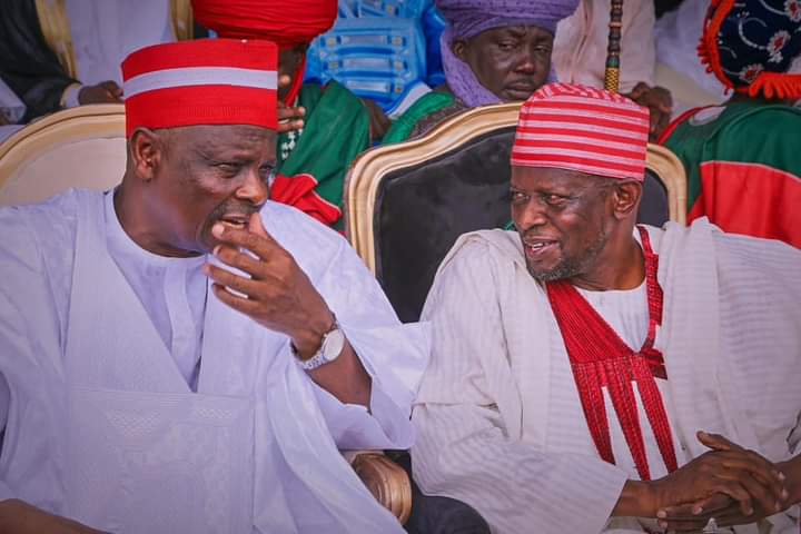 The National Leader Of New Nigeria People's Party NNPP, Sen. Rabiu Musa Kwankwaso today (29 May, 2023), joined thousands of supporters and well wishers at the the swearing-in ceremony of His Excellency, Abba Kabir Yusuf, the Governor of Kano State and his Deputy, Comrade Aminu