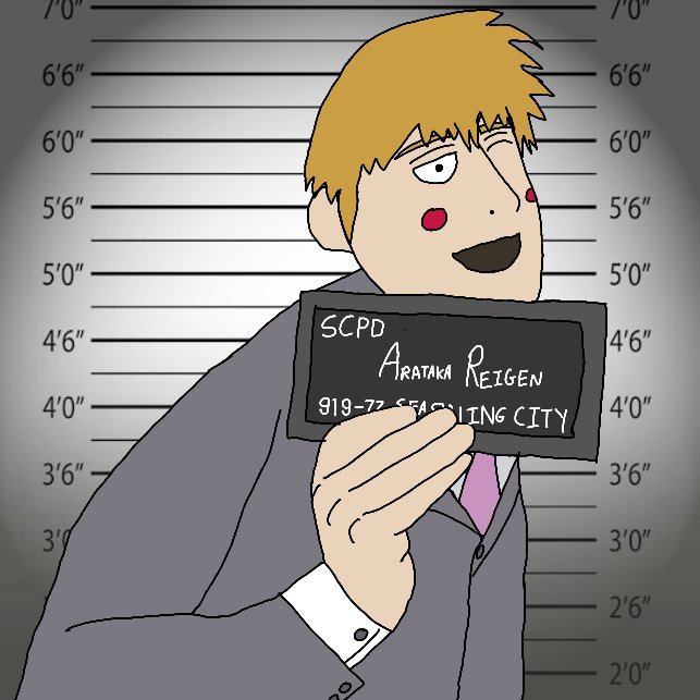 magicaquartz's tweet photo. blame dimple (based on that barbie/ken mugshot meme)

#mobpsycho100 #mob #ritsu #reigen https://t.co/R5WBrEMj7g