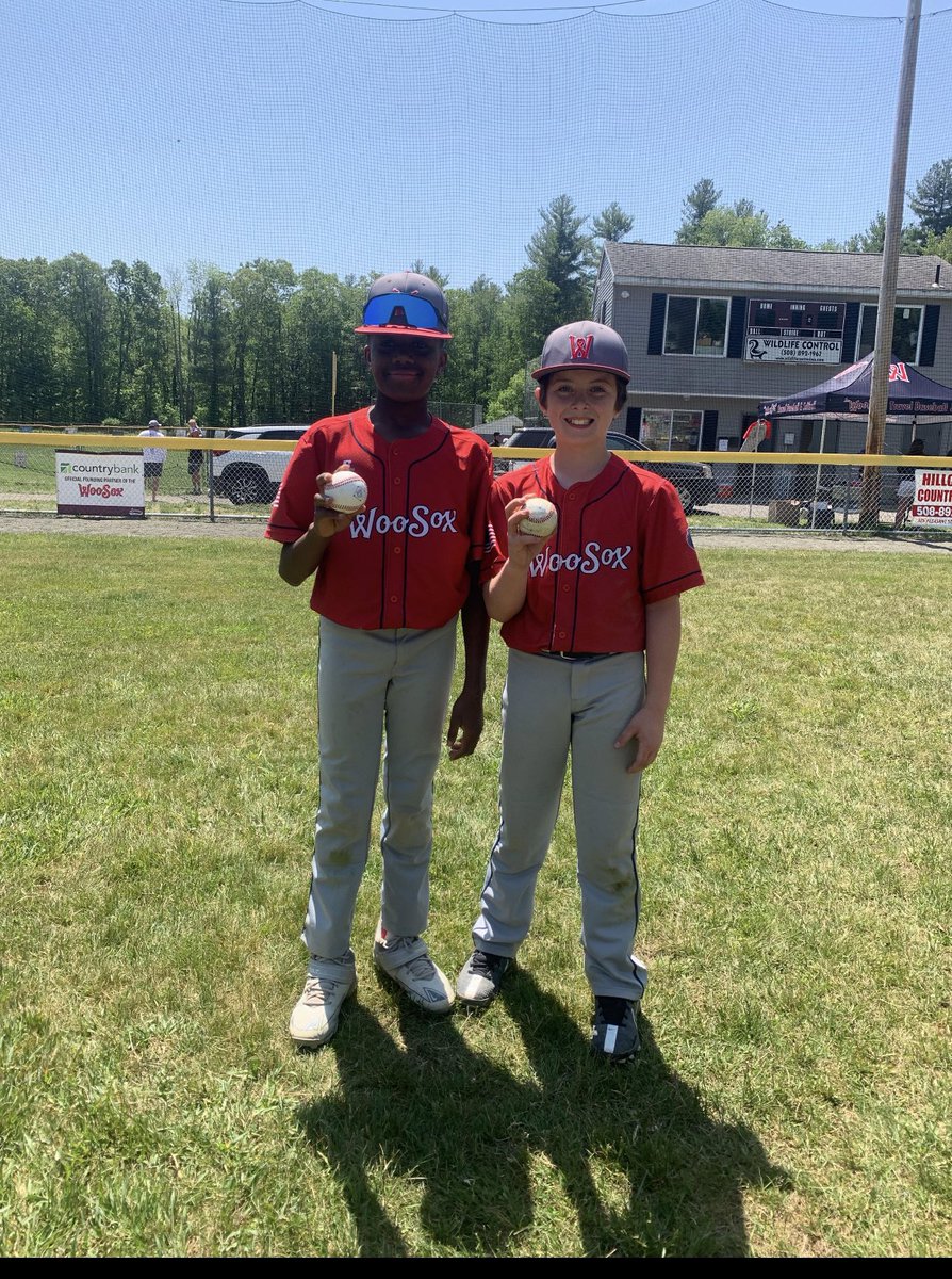 Double_Play2's tweet photo. What a weekend for 11U Coach Patraitis!  They came up short against a tough RI Team in the Championship,we couldn’t be prouder of their sportsmanship &amp; hard work! 
A couple shout outs for home runs in the semi-finals!  One for Yaniel Z a first for Cam L Congrats #woosoxnation https://t.co/inWUb8kqnS