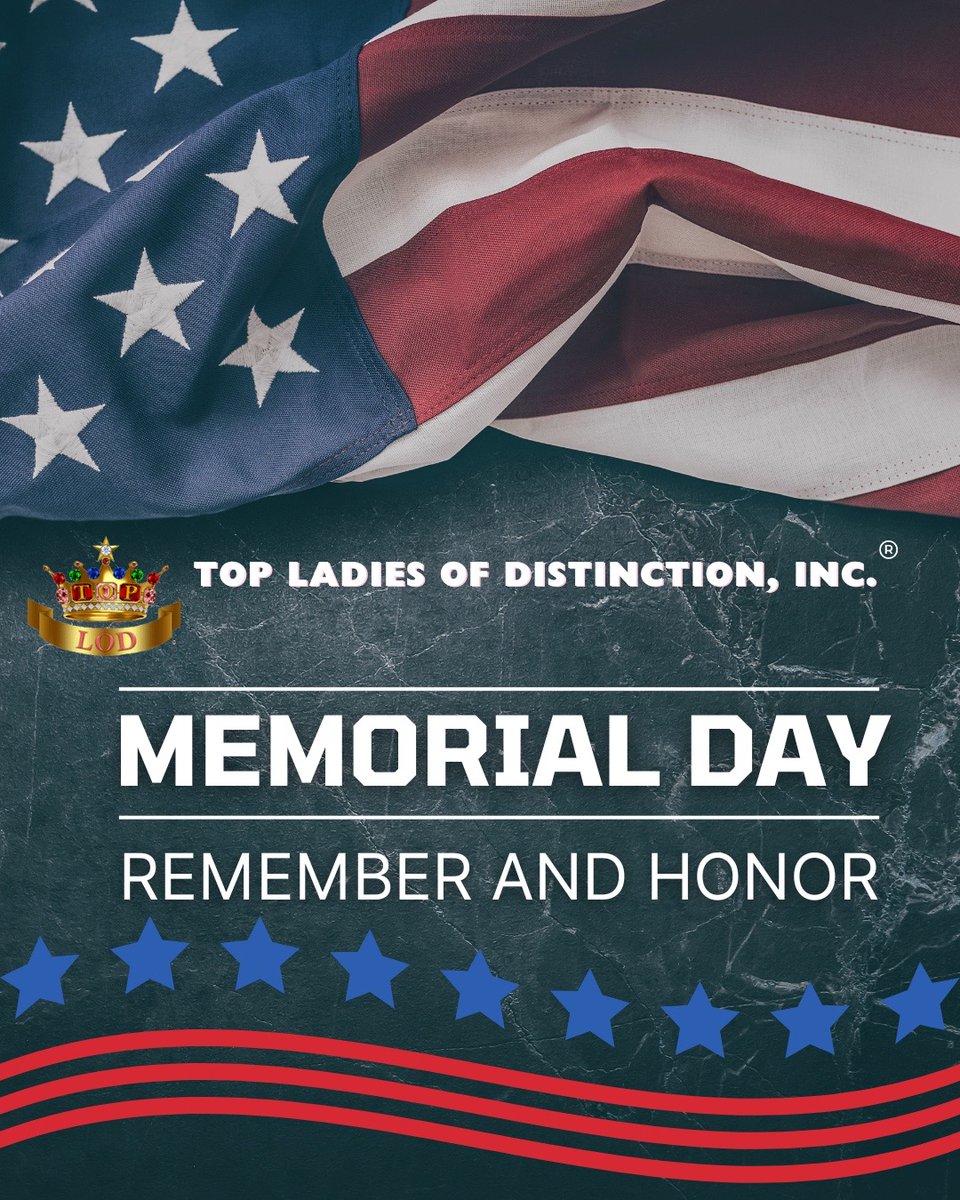 On this Memorial Day, TLOD honors those brave women and men who gave the ultimate sacrifice in service to our nation. We salute their memory.

#MemorialDay