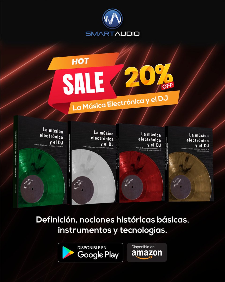 ¡Mega promos para el #HotSale! 20% de descuento en "La #musicaelectronica y el #DJ". 

 amazon.com.mx/dp/B0BV61F9XC?…