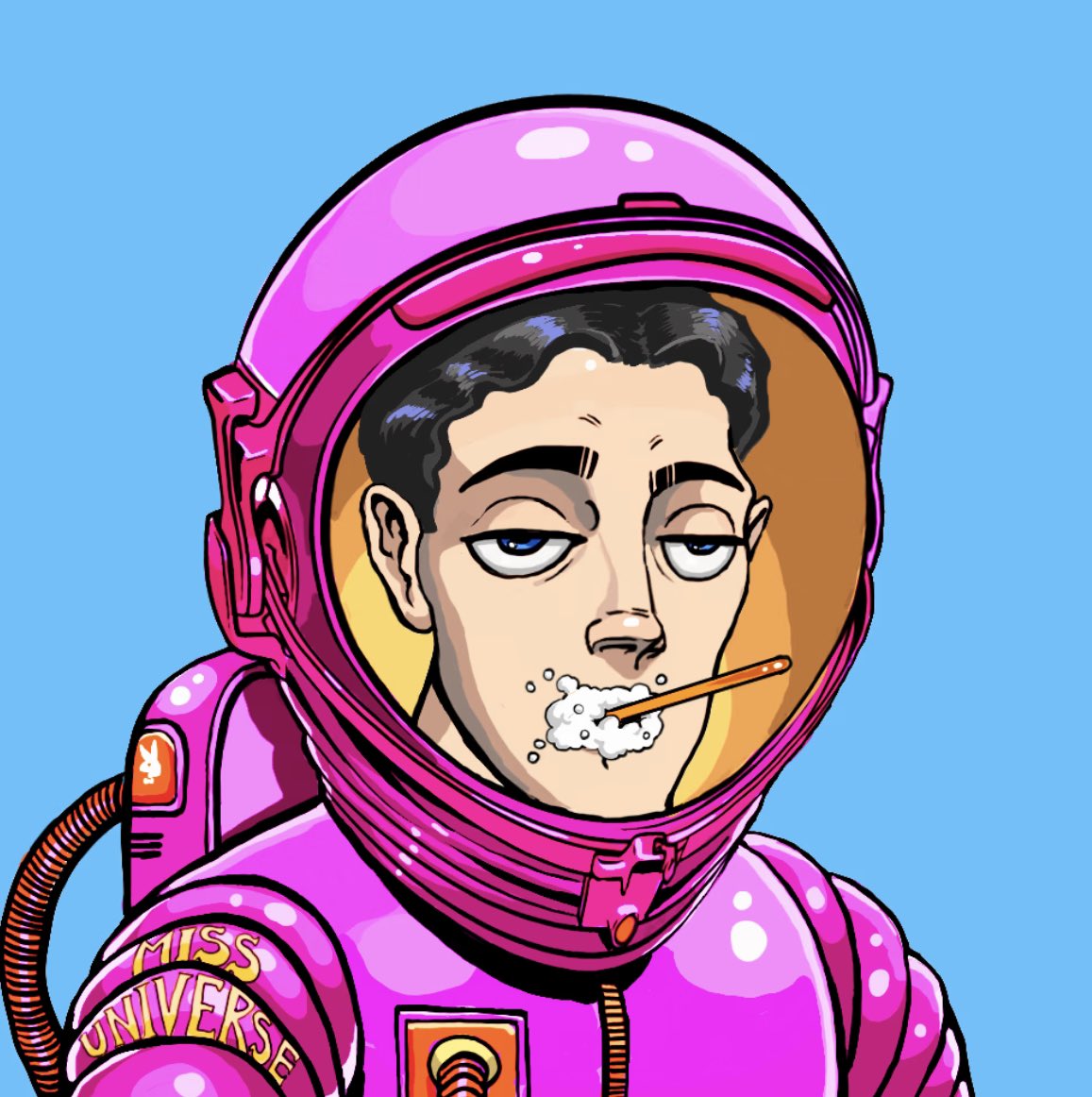 Fun fact: this is one of the first NFTs I ever minted.. <a href="/SpacePunksClub/">Space Punks Club</a> are you still here fam?