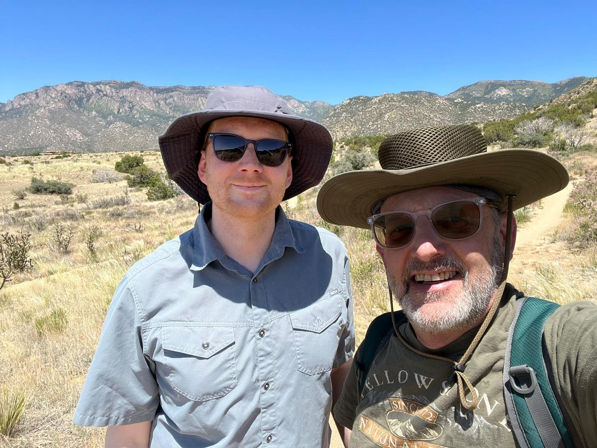 The joys of the profession: visiting New Mexico, and chatting physics in the mountains with a friend