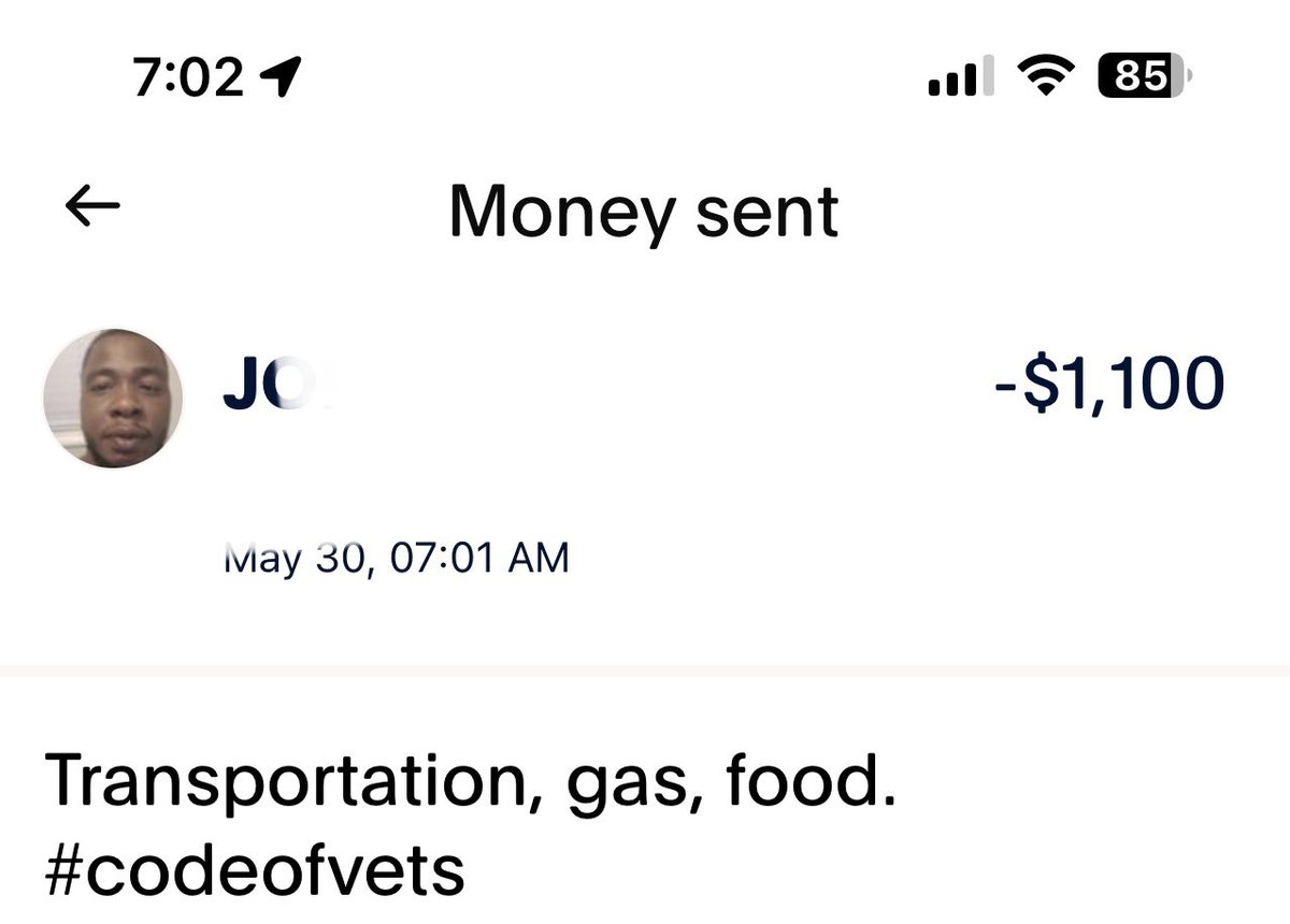 MISSION ACCOMPLISHED
One veteran at a time. #codeofvets