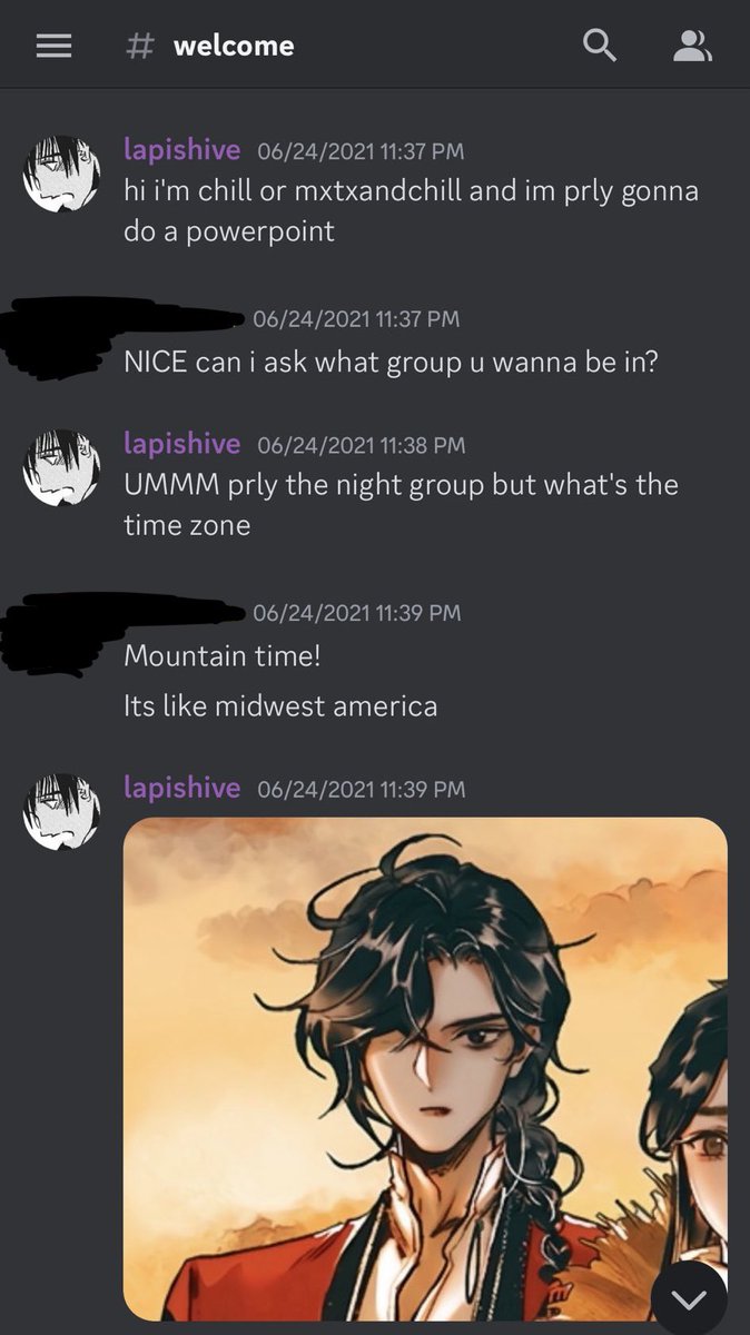 trigunandchill's tweet photo. lapishive has introduced themselves as mxtxandchill in a server before, confirming that maskofbun/bigolas dickolas IS mxtxandchill. two separate screenshots to prove it’s not fabricated.

we have a video as well, but it shows the other members of the discord. not posting it. https://t.co/rXxSxUdsx2