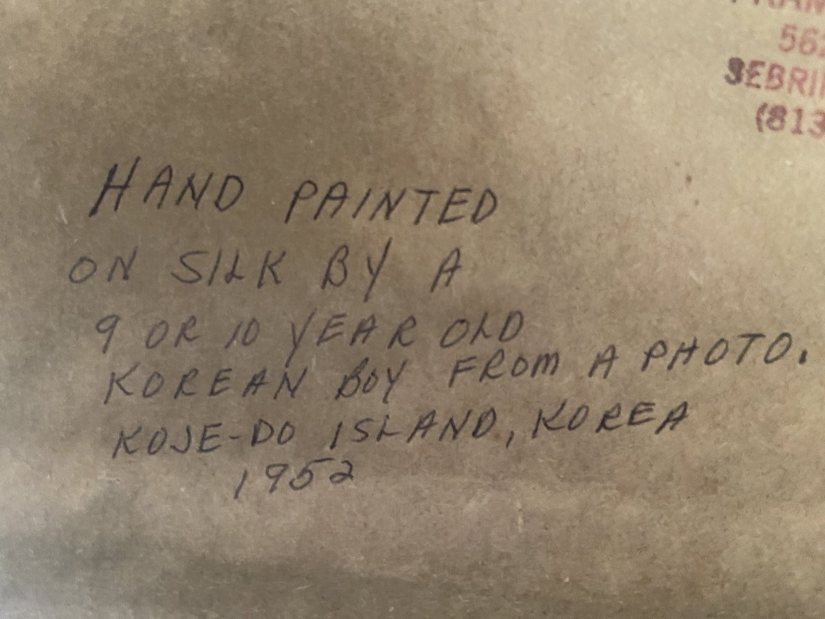 mmshistorybuff's tweet photo. @ArlingtonNatl My dad who passed in June 2021. Prison guard Koje-Do Island. Included is a portrait of my mom who passed in 2012. https://t.co/T1j7skJdRk