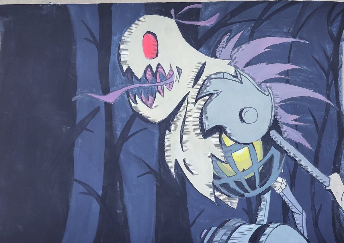 Fiddlesticks original by League Of Legends 
Drawn by <a href="/Noname_Artia/">Noname Artia Art</a>
#fiddlesticks #LeagueOfLegends #LeagueOfLegendsFanArt