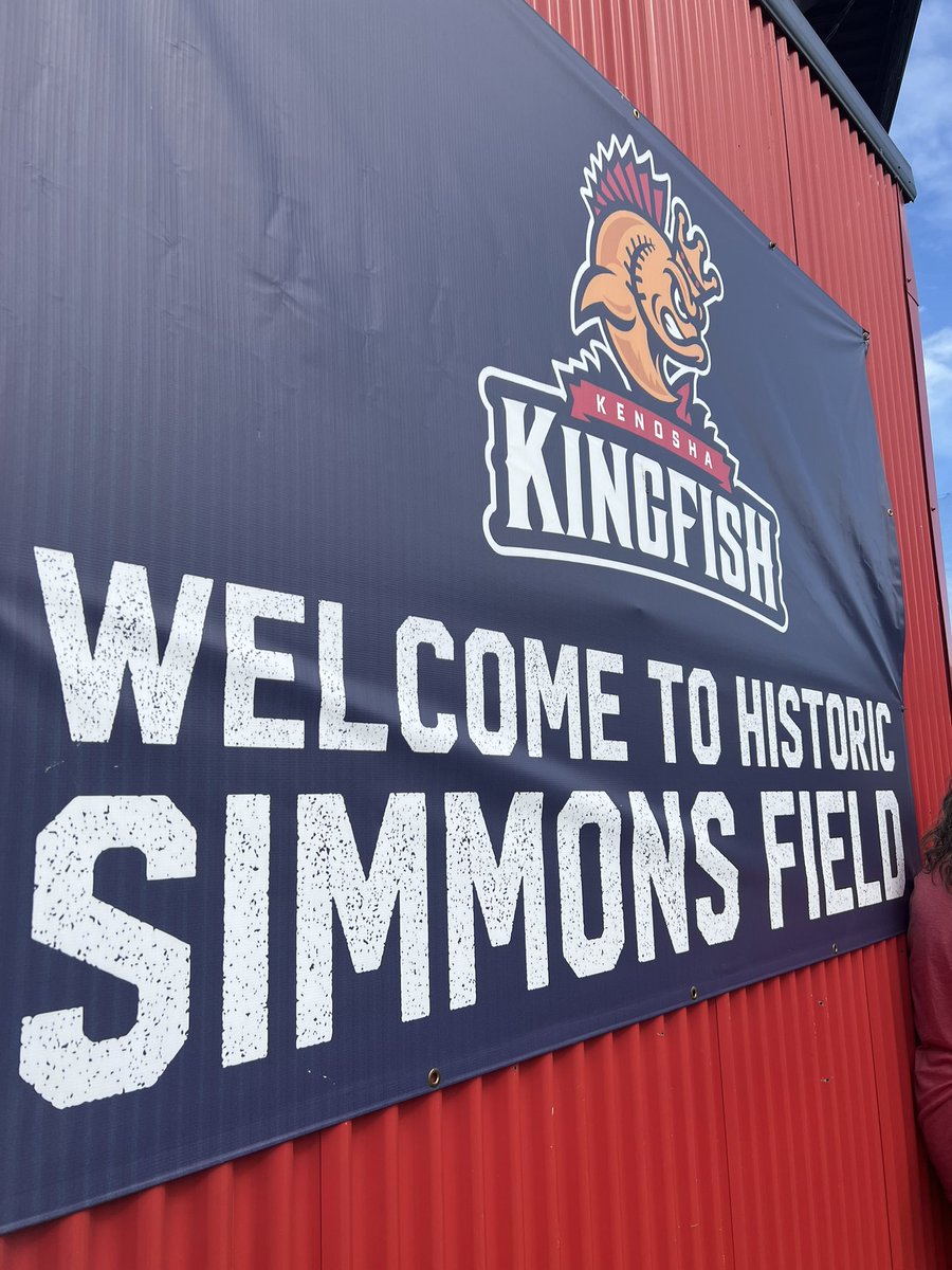 HudsonBeda's tweet photo. Had a good time at the @KenoshaKingfish game today and they got a W. #baseball https://t.co/zfFf8NucYr