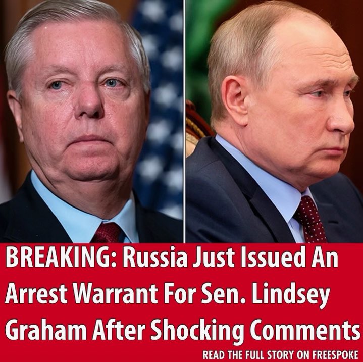 BREAKING: Russia Issues Arrest Warrant For Lindsey Graham. Read The Full Story Here: bit.ly/3otZLml