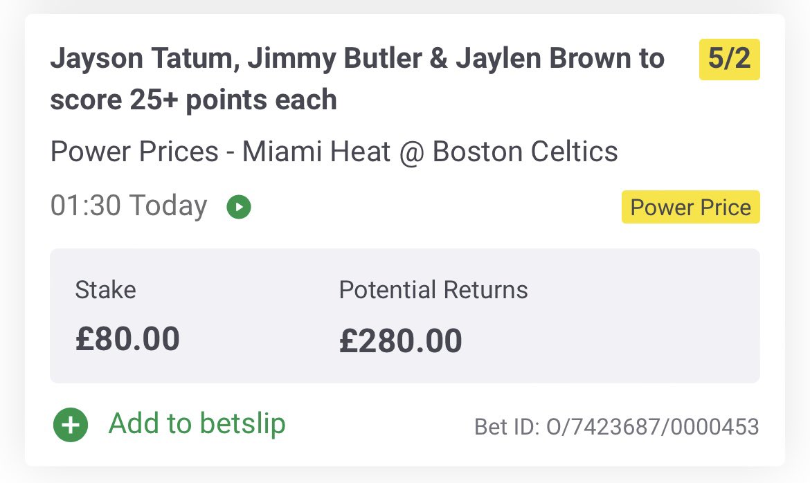 PrecisionP1cks's tweet photo. My play for tonight 🤞🏻 https://t.co/HfMSLQjZIn