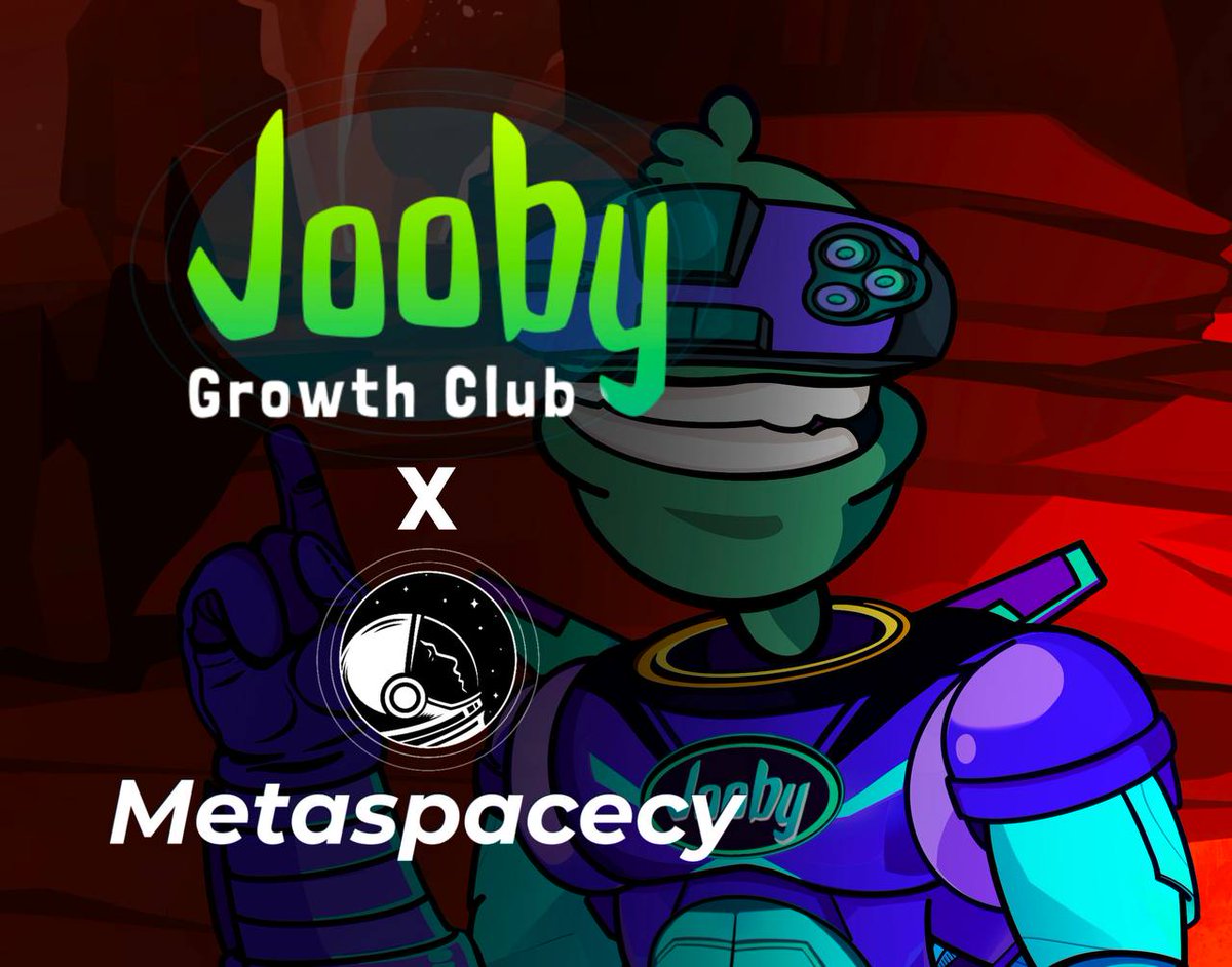 <a href="/JoobyDAO/">Jooby Growth Club</a> 🤝 <a href="/metaspacecy/">Metaspacecy</a> 

We are excited to announce our partnership and expand our WEB3 horizons with Metaspacecy! 

🐸Learn more: shorturl.at/aemCE