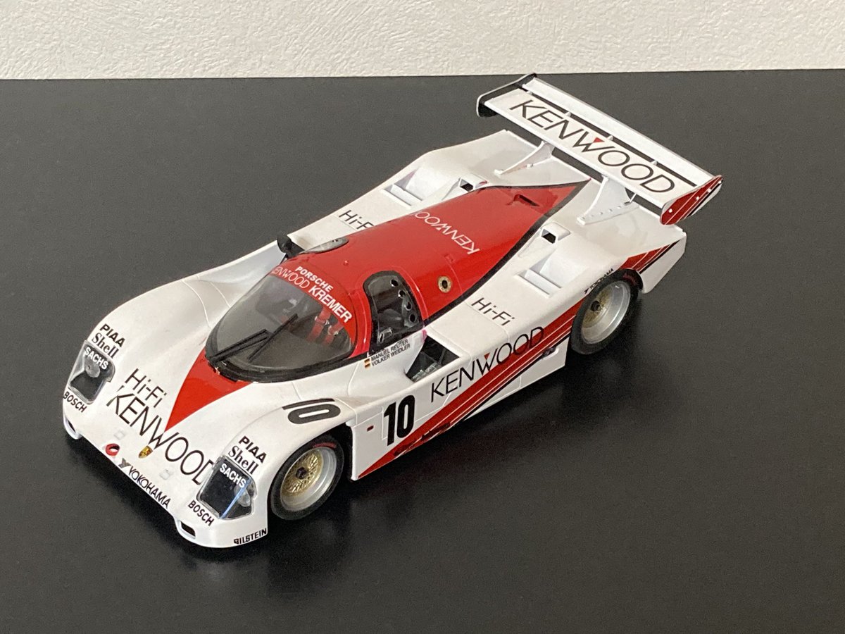 TOMY SL-001 ケンウッドボルシェ962C 赤　ケース付き　希少　レア スパーク 1/43 ポルシェ 962 C 武富士 1990 ルマン24H #33 H