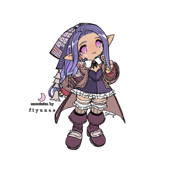 「Added this style to my vgen! :3 」|🩷🌙🪽 𝖈𝖔𝖒𝖒𝖘 𝖔𝖕𝖊𝖓 ୨♡୧のイラスト