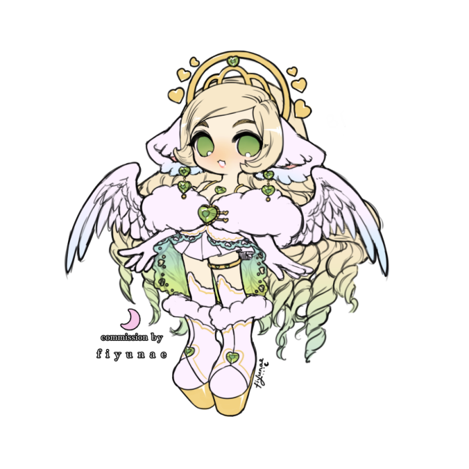 「Added this style to my vgen! :3 」|🩷🌙🪽 𝖈𝖔𝖒𝖒𝖘 𝖔𝖕𝖊𝖓 ୨♡୧のイラスト