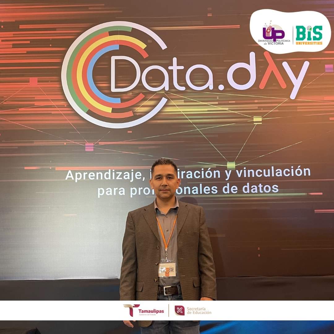 UPVictoria's tweet image. El Dr.Jorge Arturo Hernández Almazán Profesor Investigador en la UPV presentó la ponencia &quot;Cómo Utilizar la Inteligencia Artificial para Contribuir a la Política Pública en el Sector de Educación”,en el #DataDay2023,conferencia líder para profesionales de datos en #AméricaLatina.