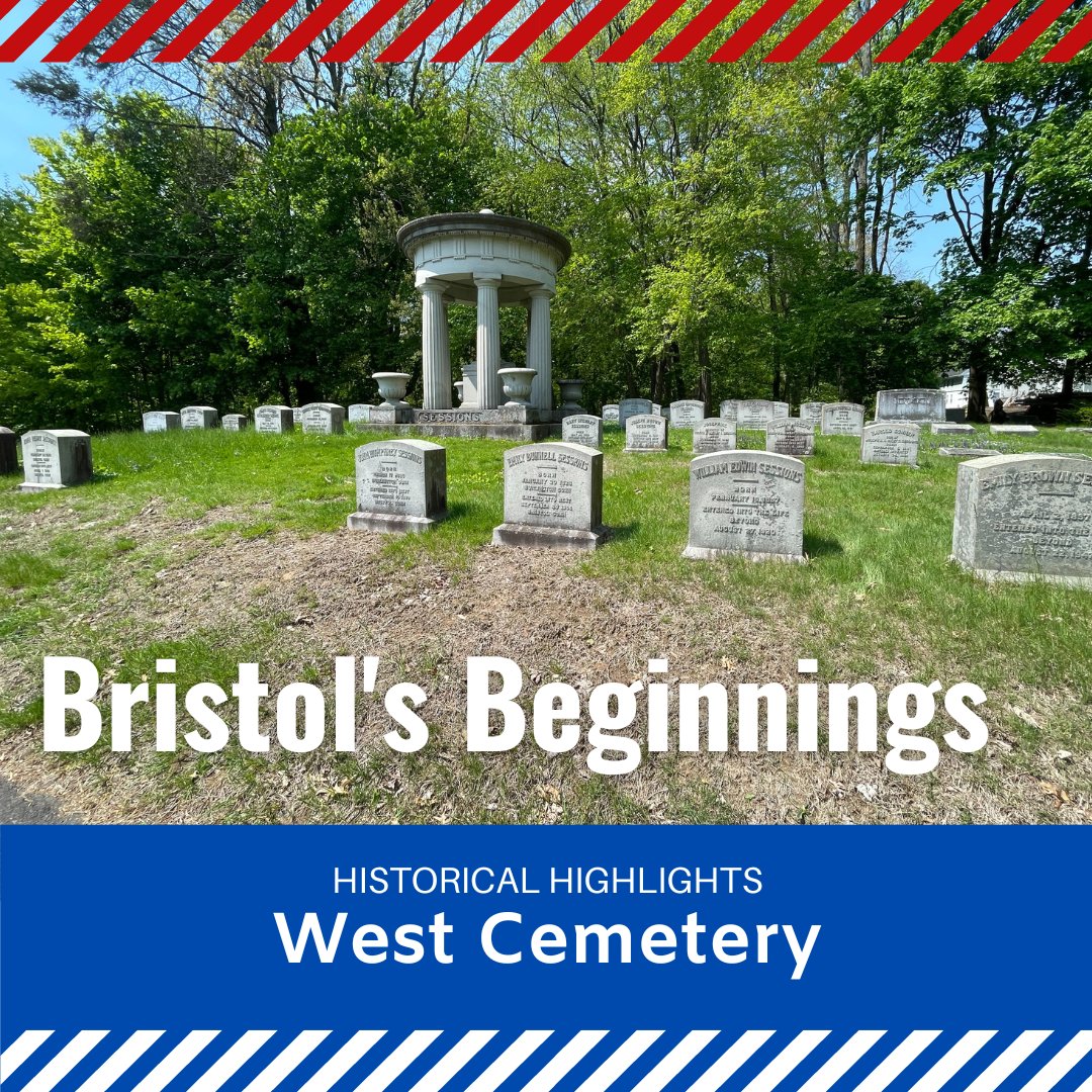 DID YOU KNOW? Many of the people who are responsible for making Bristol what it is today are buried in West Cemetery - The Sessions family, Adrian J. Muzzy, the Rockwells, and many more. #historiccemetery #bristolallheart