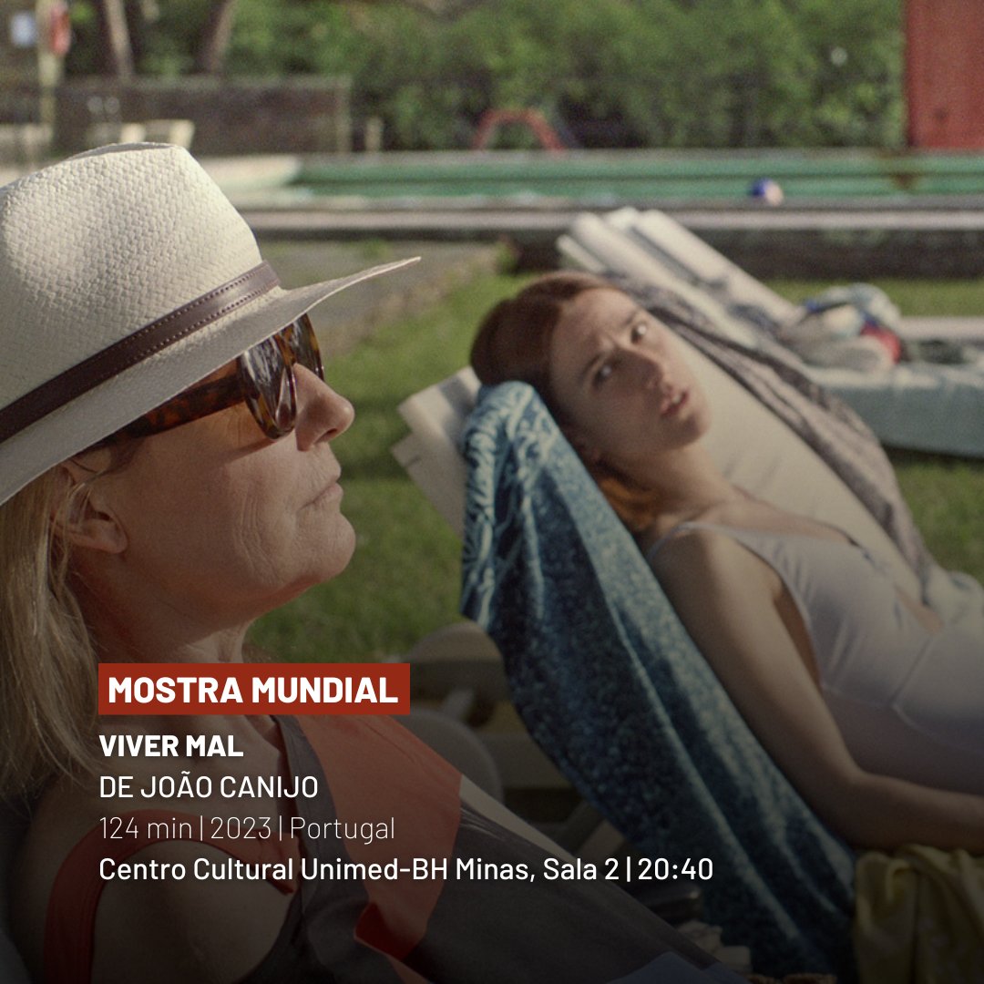 indiefestival's tweet photo. 🎥MAL VIVER
filme de João Canijo

Sala 2 | 18:10

🎥JORNADA AO OESTE
filme de Kong Dashan

Sala 1 | 20:30

🎥VIVER MAL
filme João canijo

Sala 2 | 20:40 https://t.co/Ue5ThabOQ4