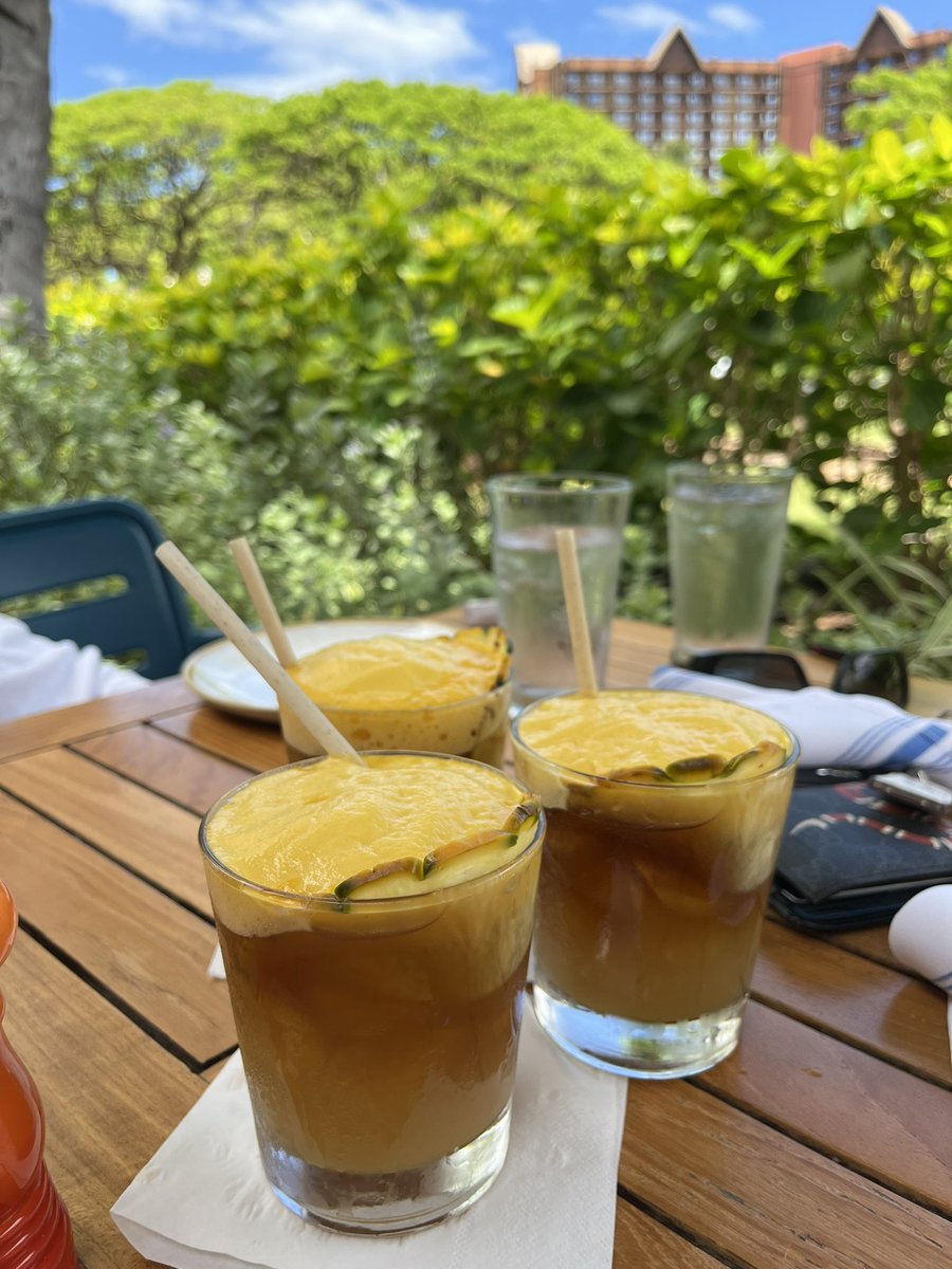 S_Andreoni's tweet image. Pretty sure it was voted one of the best Mai Tai’s in the world… with side dish of truffle Parmesan fries.. 🤤A must if in #Oahu or #Maui 🤤 @MonkeyPod_io #Monkeypod #Hawaii