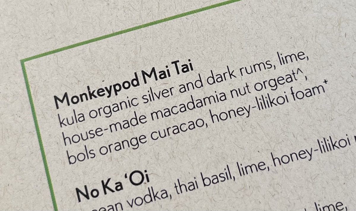 S_Andreoni's tweet image. Pretty sure it was voted one of the best Mai Tai’s in the world… with side dish of truffle Parmesan fries.. 🤤A must if in #Oahu or #Maui 🤤 @MonkeyPod_io #Monkeypod #Hawaii