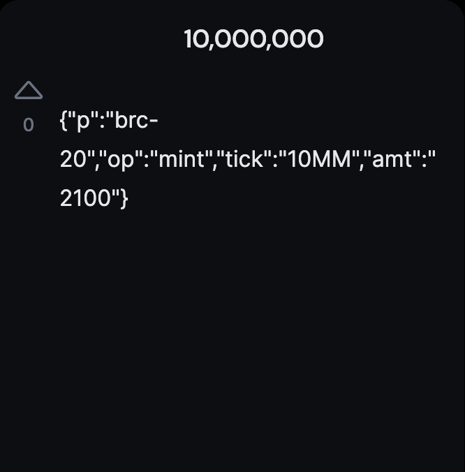 satocracy's tweet photo. we just broke 10MM inscriptions! #Bitcoin https://t.co/YtPZq0OdXV