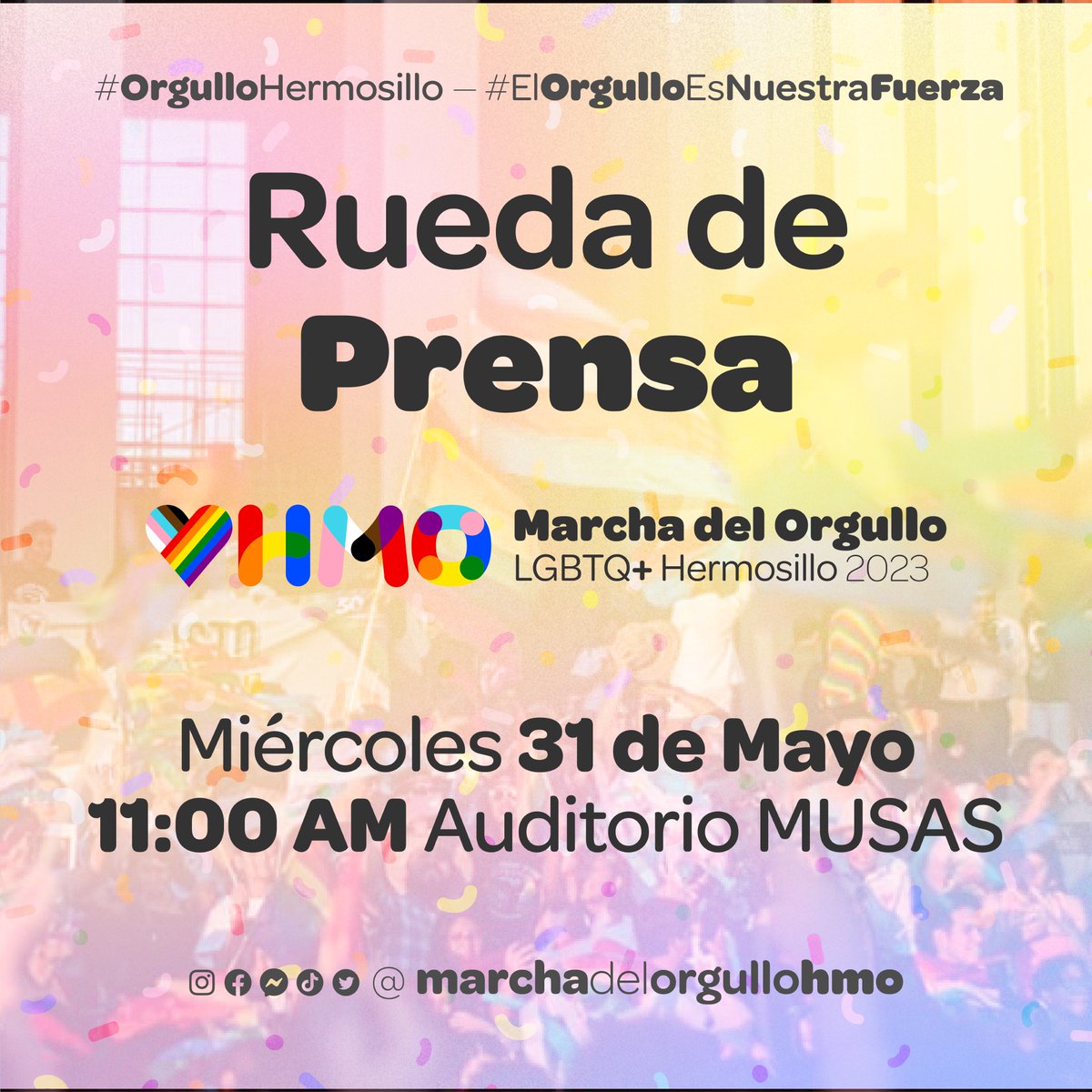 Marcha del Orgullo LGBTQ+ Hermosillo tweet media