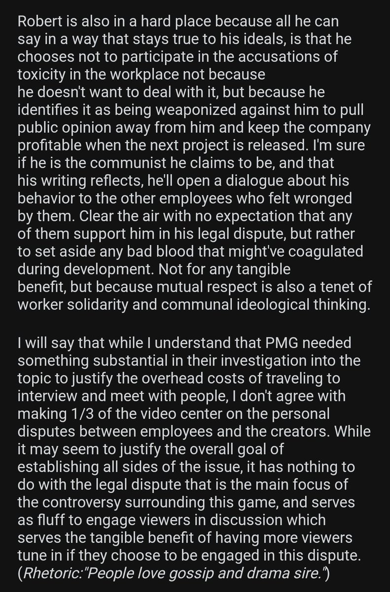 This analysis is so good, it needs to be posted on here in full