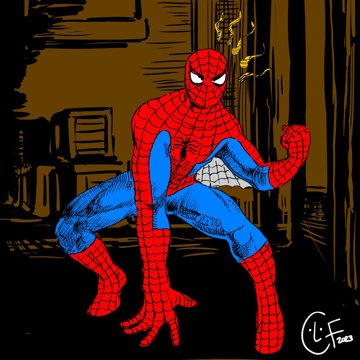 CLFyfeArt's tweet photo. Spider-Man drawings from my sketchbook and digitally coloured.

#marvelcomics #marvel #theamazingspiderman #spiderman #peterparker #digitalart #superhero #wallcrawler #webhead #spidey #ArtistOnTwitter 

1m https://t.co/yPVZusL4mZ