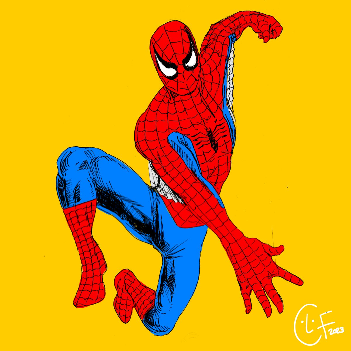 CLFyfeArt's tweet photo. Spider-Man drawings from my sketchbook and digitally coloured.

#marvelcomics #marvel #theamazingspiderman #spiderman #peterparker #digitalart #superhero #wallcrawler #webhead #spidey #ArtistOnTwitter 

1m https://t.co/yPVZusL4mZ