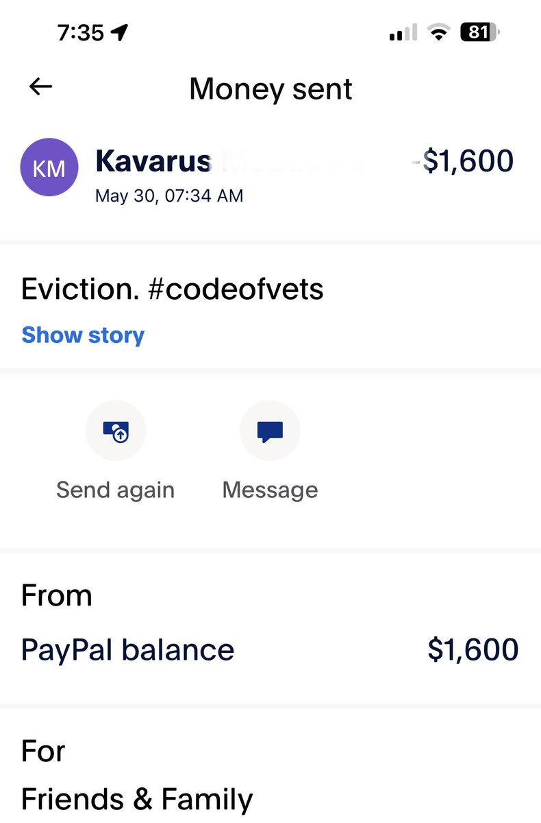 MISSION ACCOMPLISHED
One veteran at a time. #codeofvets