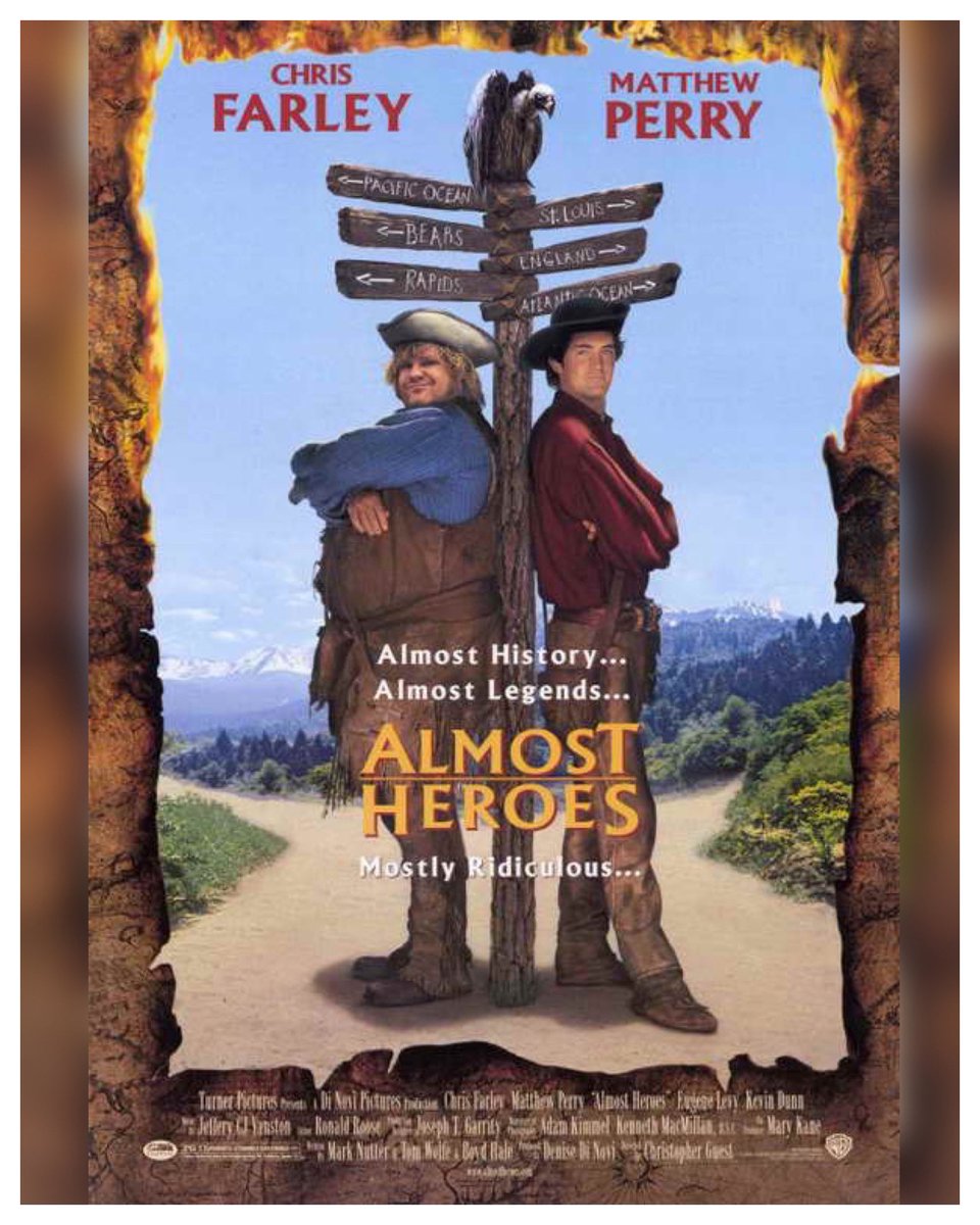 25 Years #AlmostHeroes Starring: #ChrisFarley #MatthewPerry #EugeneLevy #KevinDunn #LisaBarbuscia #BokeemWoodbine #DavidPacker #HamiltonCamp #PatrickCrenshaw Directed By: #ChristopherGuest 🧭 
 
#WreckLeaguePodcast