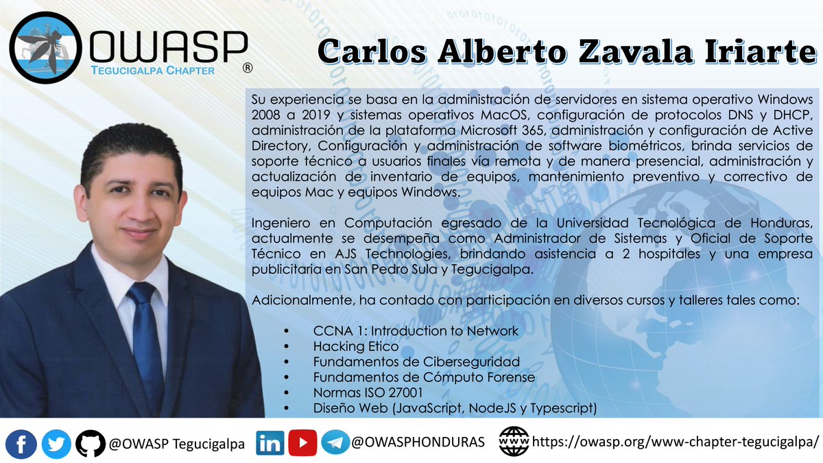 OWASP Tegucigalpa Chapter (2018-2023) tweet media