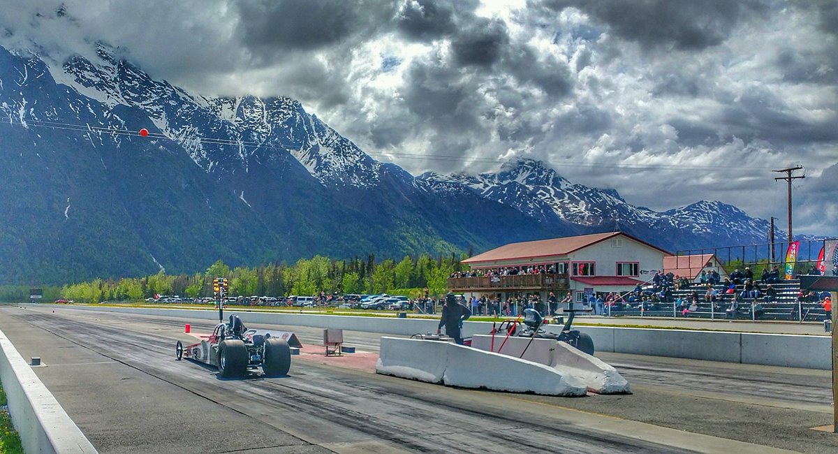 A little different Race Day today <a href="/AlaskaRaceway/">Alaska Raceway Park</a>