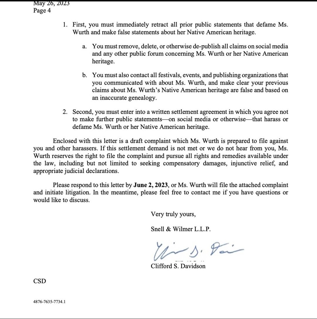 MIMI 🫎 on Twitter "RT FrancesMFDanger Portions of the letter sent to
